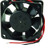 8003890201 06020SA-12T-AA-00, AXIAL FAN, 60MM, 12VDC, 30.4CFM, 42.5DB Hirschmann