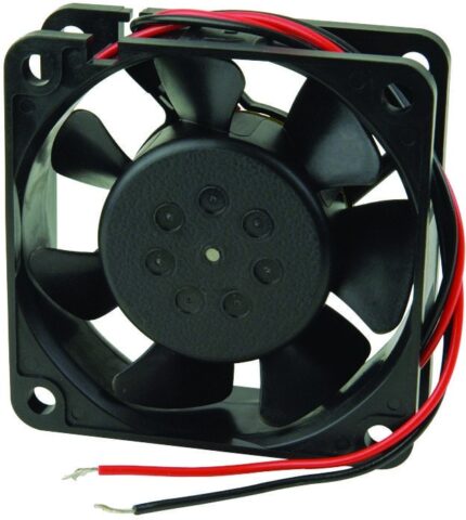8003890201 06020SA-12T-AA-00, AXIAL FAN, 60MM, 12VDC, 30.4CFM, 42.5DB Hirschmann