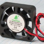 8009977011 Вентилятор 40x40x10, напряжение 12В, ток 0.10А, выводы 2L, подшипник качения, FSY40B12H Hirschmann