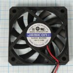 8009976841 Вентилятор 60x60x10, напряжение 12В, мощность 2.8 Вт, выводы 2L, подшипник скольжения, KF0610S1H-R Hirschmann