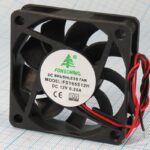 8017208843 Вентилятор 60x60x15, напряжение 12В, ток 0.2А, выводы 2L, подшипник скольжения, FSY65S12H Hirschmann