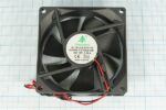8026204844 Вентилятор 80x80x25, напряжение 12В, ток 0.16А, выводы 2L, подшипник качения, FSY80B12M Hirschmann — изображение 2