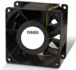 8009229269 08038PB-B3L-EA-00, AC Axial Fan, 230V, Square, 80 mm, 38 mm, Ball Bearing, 26.8 CFM Hirschmann — изображение 2