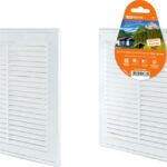 8007821318 SQ1807-0083, Решетка разъемная с москитной сеткой, бел. 183х253 TDM Electric Hirschmann