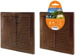 8007821317 SQ1807-0082, Решетка разъемная с москитной сеткой, 250х250 "ЭКО" (коричн.)TDM Electric Hirschmann