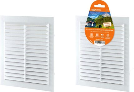 8007821324 SQ1807-0090, Решетка неразъемная с москитной сеткой, бел. 200х300 TDM Electric Hirschmann