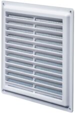 8007847763 Э3737Н решетка не разъемная наклонные жалюзи с москитной сеткой 375*375 Hirschmann — изображение 2