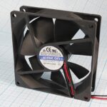 8009976895 Вентилятор 92x92x25, напряжение 12В, ток 0.35А, выводы 2L, подшипник скольжения, JF0925S1H-R Hirschmann