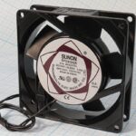 8025950647 Вентилятор 92x92x25, напряжение 220В, ток 0.06А, выводы 2L, подшипник скольжения, SF23092A2092HSL Hirschmann