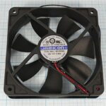 8009977028 Вентилятор 120x120x25, напряжение 12В, ток 0.35А, выводы 2L, подшипник качения, KF1225B1HR-R Hirschmann