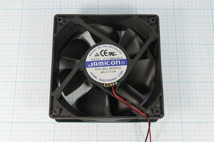 8009976661 Вентилятор 120x120x38, напряжение 48В, ток 0.15А, выводы 2L, подшипник качения, JF1238B4HR-R Hirschmann