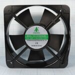 8009976979 Вентилятор 200x200x60, напряжение 220В, ток 0.45А, выводы 2L, подшипник качения, FSY20060HA2BL Hirschmann