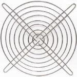 8007163292 Решетка 150x150mm, Решетка для осевого вентилятора металлическая , 150x150 мм Hirschmann