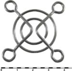 8007169633 Решетка 40x40mm, Решетка для осевого вентилятора металлическая , 40x40 мм Hirschmann