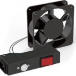 8006822124 SYSMATRIX FU 0014.001 Вентилятор 220В, 120*120*38mm для установки в настенные и напольные шкафы серии WP, SL, MR Hirschmann