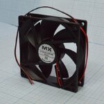 8009977039 Вентилятор 92x92x25, напряжение 24В, ток 0.1А, выводы 2L, подшипник скольжения, FBDCF-9225D24HS MX Hirschmann