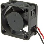 8010935769 RQD 4020MS 24VDC, (40*40*20 24V), Вентилятор 24В 40x40х20мм, 6200 об/мин., 13.3м3/час, 25дБ, подшипник скольжения, тип вывода - провод Hirschmann