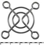 8007169633 Решетка 40x40mm, Решетка для осевого вентилятора металлическая , 40x40 мм Hirschmann — изображение 2