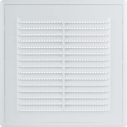 8007908651 75022, Вентиляционная решетка, пластиковая, 150 х 150 мм, съемная, с сеткой Hirschmann