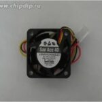 8007681665 Вентилятор Sanyo Denki San Ace 40 109P0424H6D22 (Fanuc A90L-0001-0551) 40x20мм 24V 1.68W 0.07A 40x20 Hirschmann