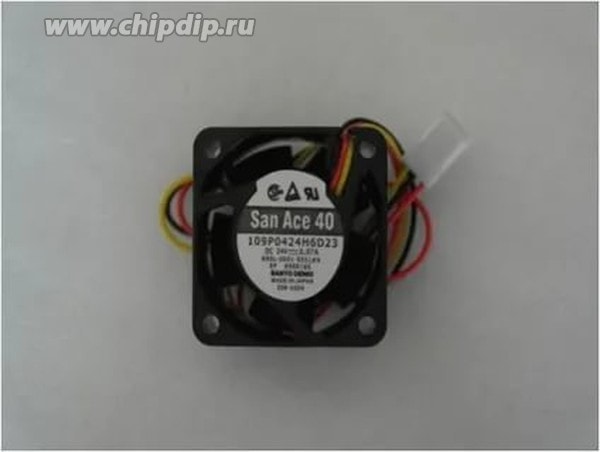 doc010328096 8007681665 Вентилятор Sanyo Denki San Ace 40 109P0424H6D22 (Fanuc A90L-0001-0551) 40x20мм 24V 1.68W 0.07A 40x20 Hirschmann — изображение 1