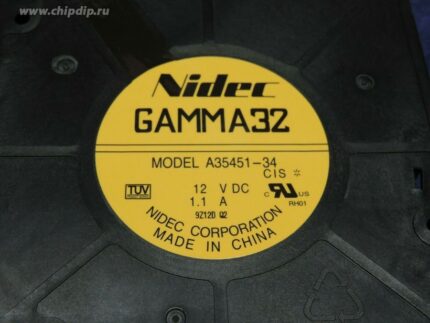8035598398 Вентилятор Nidec Gamma32 A35451-34 120x32мм 12V 1.1A OEM () Hirschmann