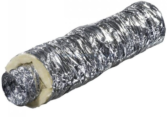 8008628639 Воздуховод Sono A23S-160мм, 10м, звукоизолированный, утепленный, гибкий алюминиевый 07-0203-104 A23S160 Hirschmann — изображение 2
