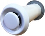 8007307238 NV5LT1, Стеновой приточный вентиляционный клапан LITE, d90mm, 260mm, 26 м3/ч NVD_LITE Hirschmann — изображение 2