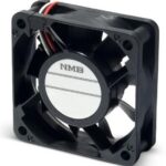 8005802232 06020SA-12M-AA-00, Fan Tubeaxial 12VDC Square - 60mm L x 60mm H Ball 18.4 CFM (0.515m³/min) 2 Wire Leads Hirschmann