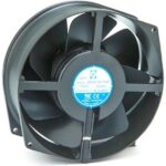 8005183830 OA162AP-11-1WB1855, AC Fans Axial Fan, 150x172x55mm, 115VAC, 248CFM, 35W, 58.1dBA, 3125RPM, Ball, Wire, IP55 Hirschmann