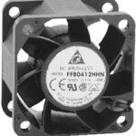 8005829149 FFB0412VHN-B, Fan Tubeaxial 12VDC Square - 40mm L x 40mm H Ball 15.8 CFM (0.442m³/min) 2 Wire Leads Hirschmann
