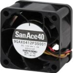 8007258012 9GA0424P3H001, DC Fans DC Axial Fan, 40x40x28mm, 24VDC, High Performance, Low Power, Tachometer, PWM Hirschmann