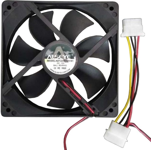 doc013005990 8008614080 Вентилятор в корпус ALSEYE AD1225B12H-N1 FAN 120mm, 3200rpm, 102.9 CFM, Molex, подшипник, 48dBa OEM{100} Hirschmann — изображение 1