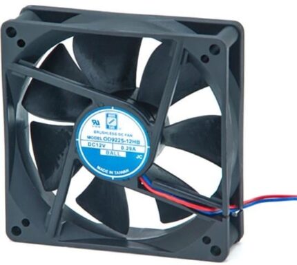 8007869206 OD9225-24MB, FAN AXIAL 92.5X25MM 24VDC WIRE Hirschmann