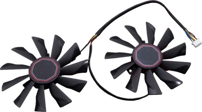 8004501477 Кулер (вентилятор) для видеокарты MSI GTX 960 (двойной) 6 pin Hirschmann — изображение 3