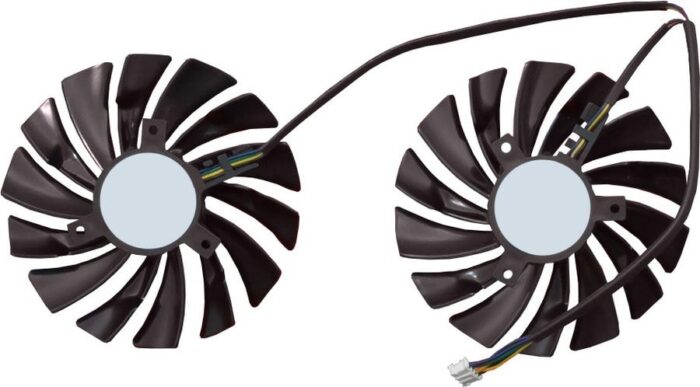 8004501476 Кулер (вентилятор) для видеокарты MSI GTX 960 (двойной) Hirschmann — изображение 2