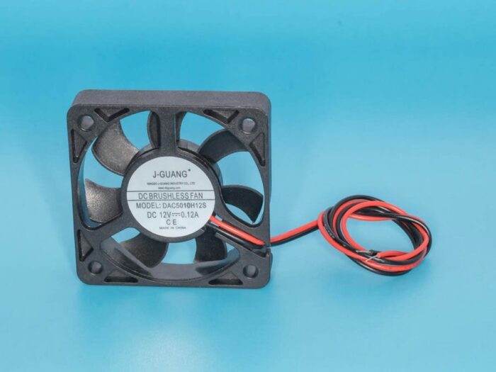 8394347927 CF7-4, Вентилятор 50х50х10, 12В, 0.12А, подшипник скольжения DAC5010H12S Hirschmann — изображение 2