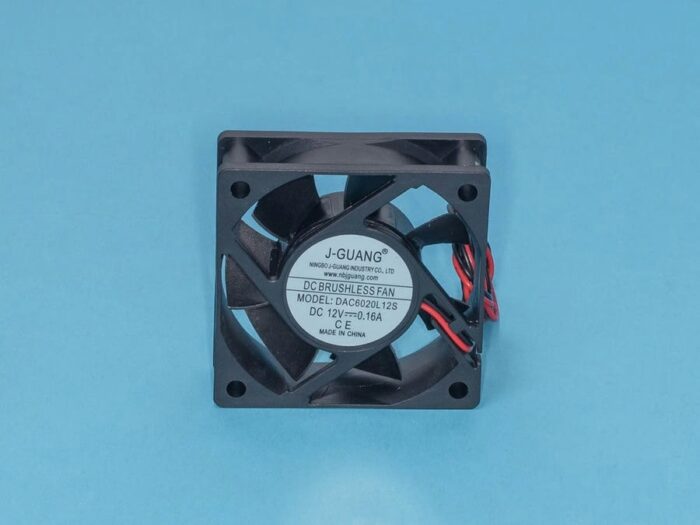 8950784372 CF1-4, Вентилятор 60х60х20, 12В, 0.16А, подшипник скольжения DAC6020L12S Hirschmann — изображение 2