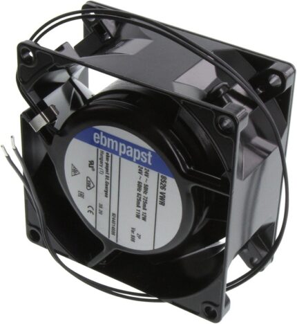8006172866 8526VWR-686, Fan Tubeaxial 24VAC Square - 80mm L x 80mm H Ball 27.7 CFM (0.776m³/min) 2 Wire Leads Hirschmann