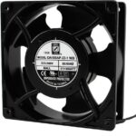 8005987411 OA109AP-22-1WB, Fan Tubeaxial 230VAC Square - 120mm L x 120mm H Ball 110.0 CFM (3.08m³/min) 2 Wire Leads Hirschmann