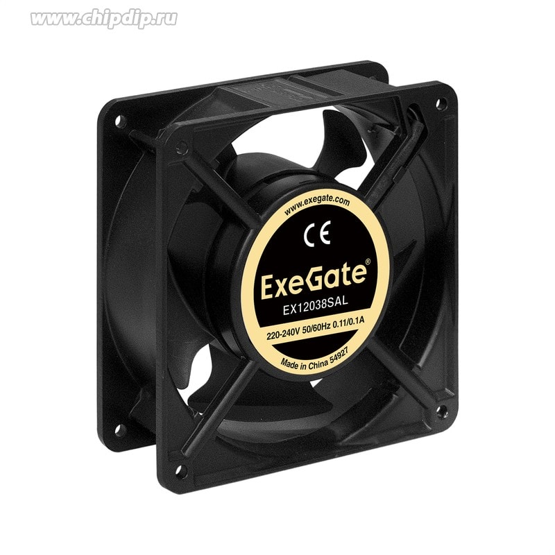 doc014183923 9000940366 EX12038SAL, Вентилятор 220В ExeGate 120x120x38 мм, подшипник скольжения, провод 30см, 2600RPM, 42dBA Hirschmann — изображение 1
