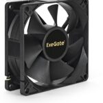 8009510001 EX283378RUS, Вентилятор 12В DC ExeGate EX08025B4P-PWM (80x80x25 мм, 2-Ball (двойной шарикоподшипник), 4pin, PWM, 0-2300 RPM, 0-23dBA) Hirschmann