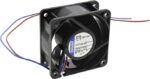 8242942003 624HHR,DC Axial Fan, 24 V, Square, 60 mm, 25 mm, Ball Bearing, 32.4 CFM Hirschmann — изображение 2