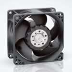 8009612110 8214J/2H4P, 8200 J Series Axial Fan, 24 V dc, DC Operation, 222.7m³/h, 37W, IP20, 80 x 80 x 38mm Hirschmann