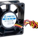 8007079266 Вентилятор Chieftec AF-0625S AF-0625B 3 pin D60sl-12 12v 0.12A 60x25 Hirschmann