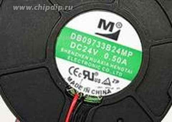 doc014585238 8007682473 Вентилятор 97x33 DB09733B24MP 24V 0.5A 3 pin Hirschmann — изображение 1