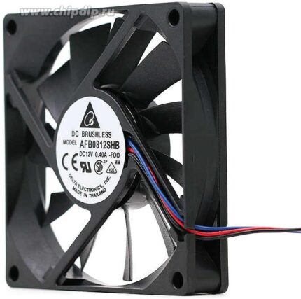 8007682221 Вентилятор Delta Electronics AFB0812SHB 12V DC 0.40A 80X15 3pin Hirschmann