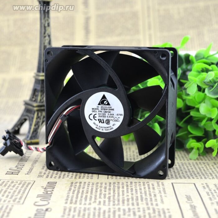 8017105880 Вентилятор Delta Electronics EFB0912HHE 92x38мм 12V 0.53A OEM () Hirschmann — изображение 2