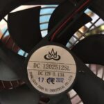 8007681679 Вентилятор DC Dong Guan DC 1202512SL 2 pin 12v 0,13A 120x25 Hirschmann