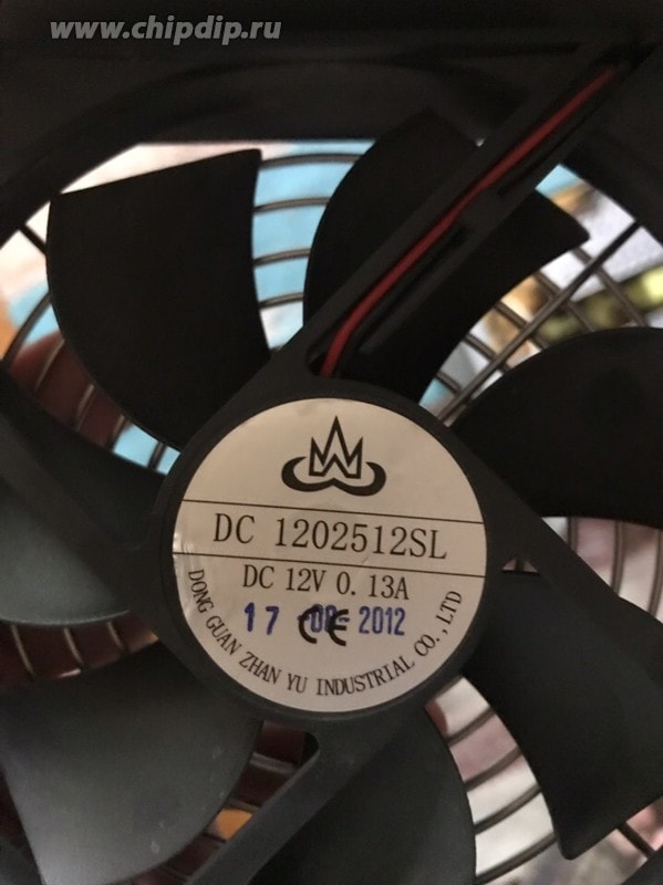 doc014634454 8007681679 Вентилятор DC Dong Guan DC 1202512SL 2 pin 12v 0,13A 120x25 Hirschmann — изображение 1
